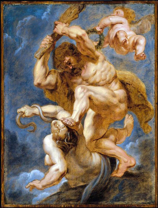  Peter Paul Rubens Hercules as Heroic Virtue Overcoming Discord - Hand Painted Oil Painting