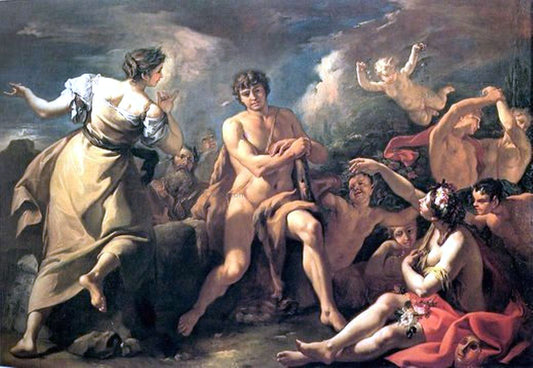  Sebastiano Ricci Hercules on the Crossroads - Hand Painted Oil Painting