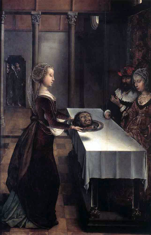  Juan De Flandes Herodias' Revenge - Hand Painted Oil Painting