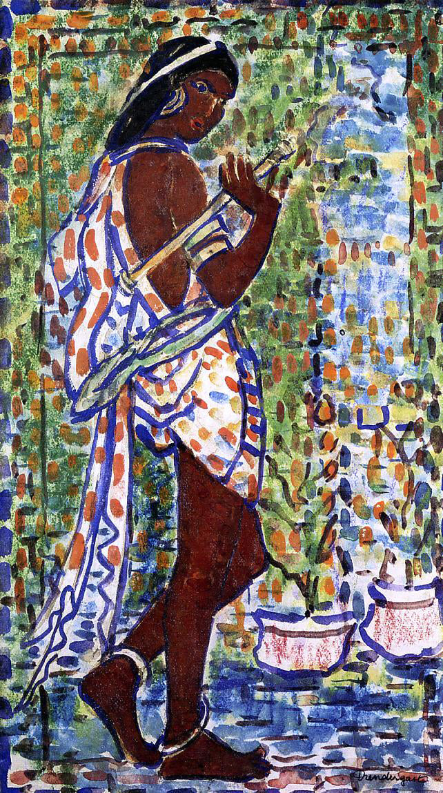  Maurice Prendergast Hindu Dancer - Hand Painted Oil Painting