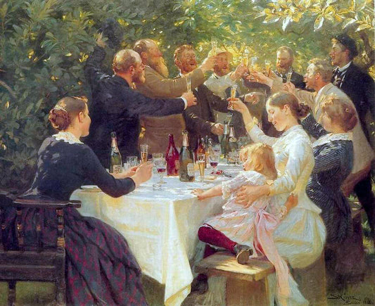  Peder Severin Kroyer Hip Hip Hurrah! - Hand Painted Oil Painting