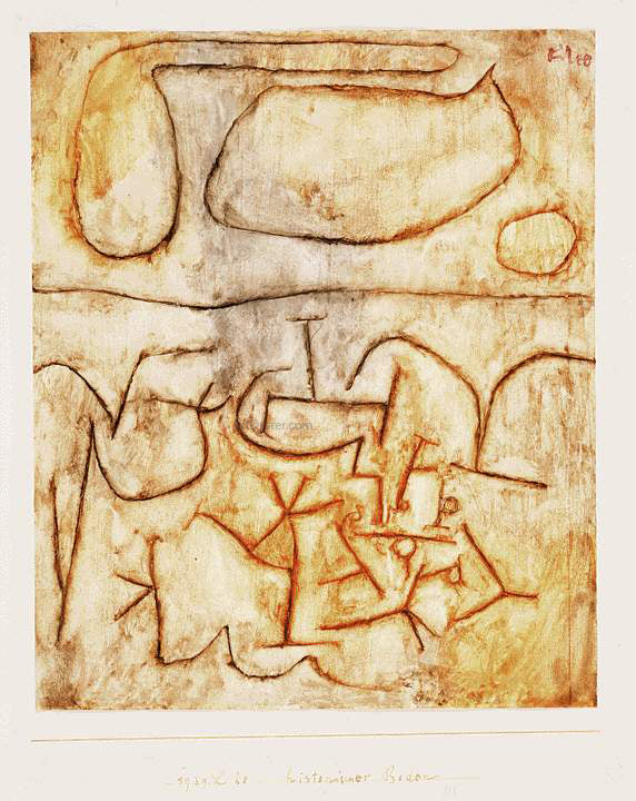  Paul Klee Historic Ground - Hand Painted Oil Painting
