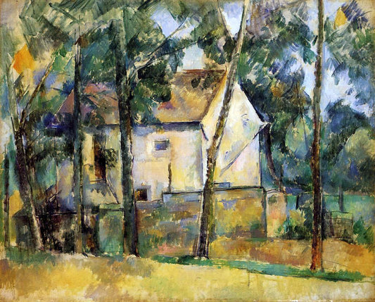  Paul Cezanne House and Trees - Hand Painted Oil Painting