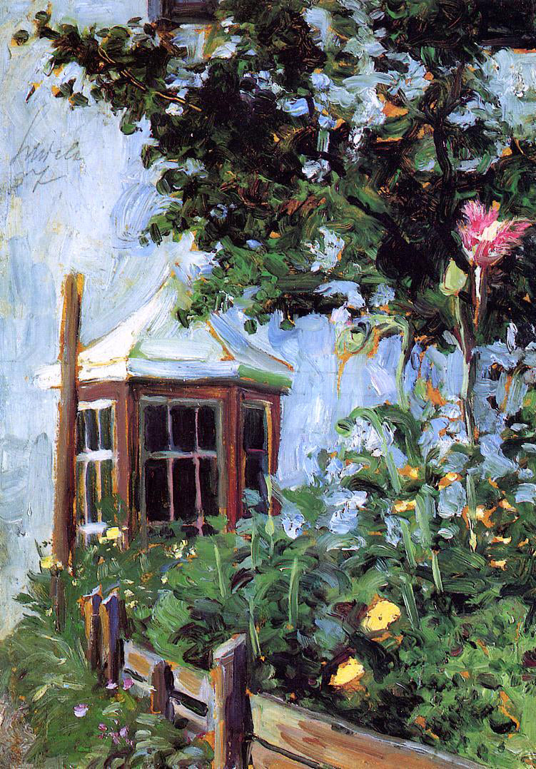  Egon Schiele House with a Bay Window in the Garden - Hand Painted Oil Painting