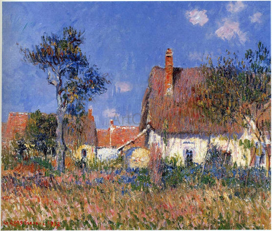  Gustave Loiseau A Houses in Normandy - Hand Painted Oil Painting