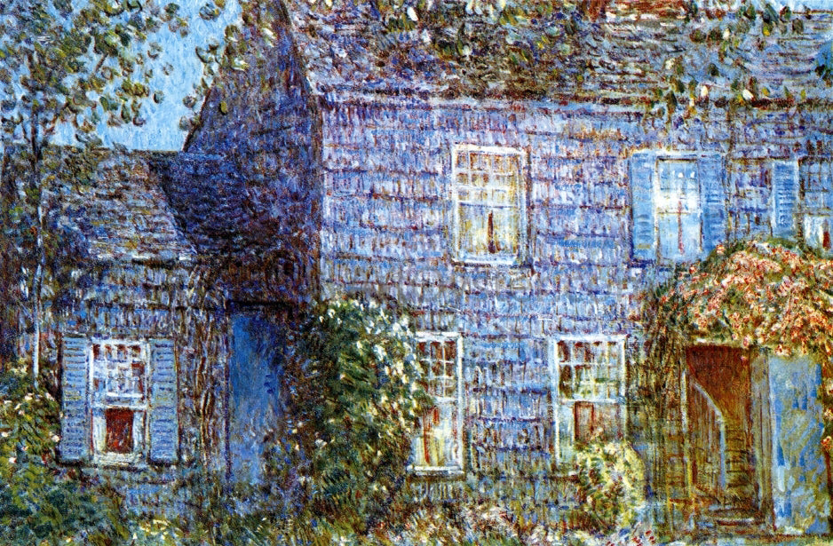  Frederick Childe Hassam Hutchison House, Easthampton - Hand Painted Oil Painting