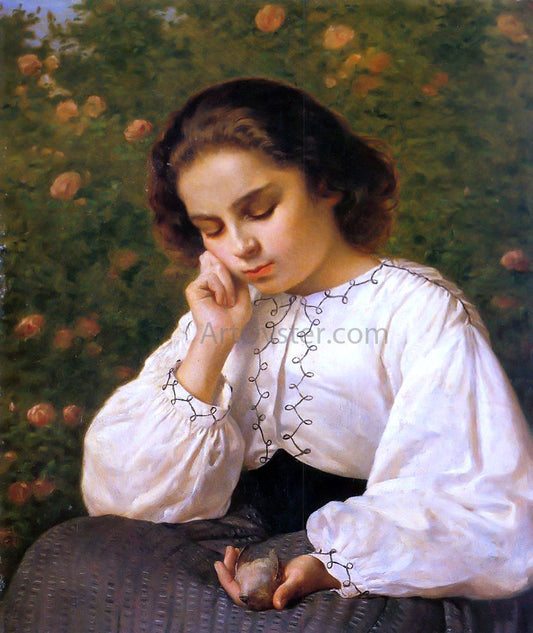  Silvestro Lega Il Primo Dolore - Hand Painted Oil Painting