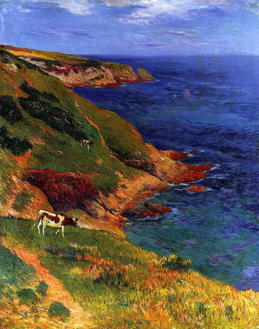  Henri Moret Ile de Groux - Hand Painted Oil Painting