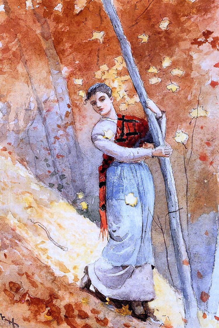  Winslow Homer In Autumn Woods - Hand Painted Oil Painting