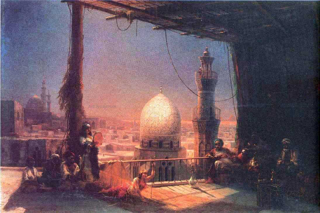  Ivan Constantinovich Aivazovsky In Cairo - Hand Painted Oil Painting