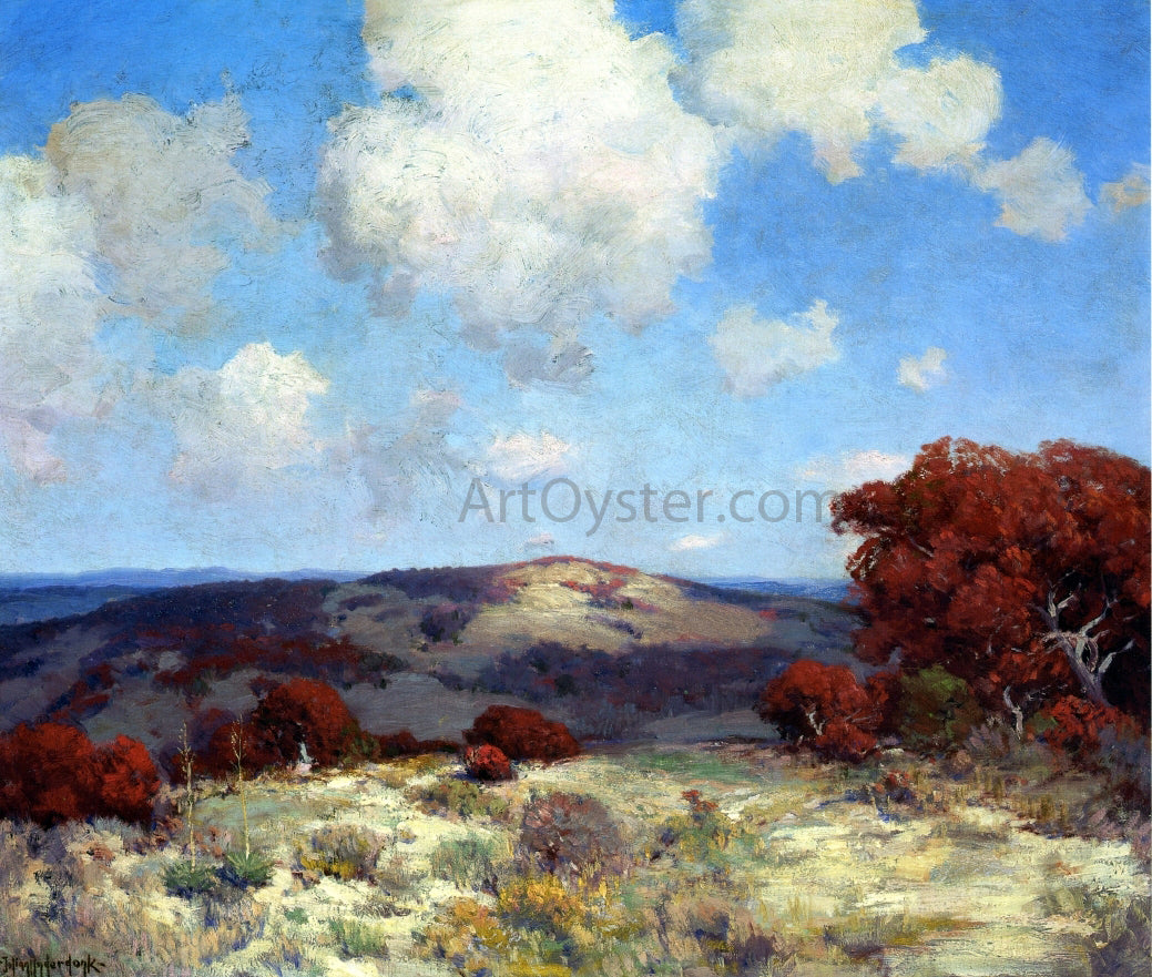  Julian Onderdonk In the Hills of the Spanish Oaks - Hand Painted Oil Painting