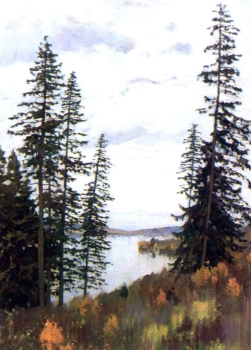  Isaac Ilich Levitan In the North - Hand Painted Oil Painting