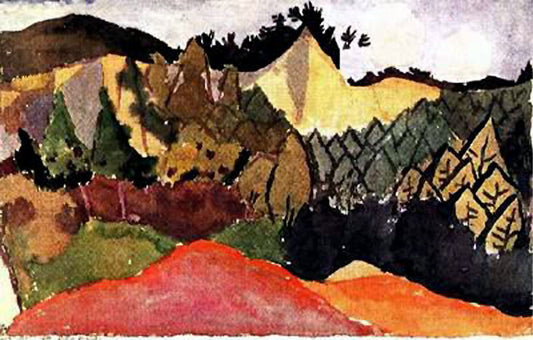  Paul Klee In the Quarry - Hand Painted Oil Painting