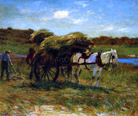  Edward Potthast In the Salt Marshes - Hand Painted Oil Painting