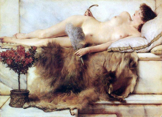  Sir Lawrence Alma-Tadema In the Tepidarium - Hand Painted Oil Painting
