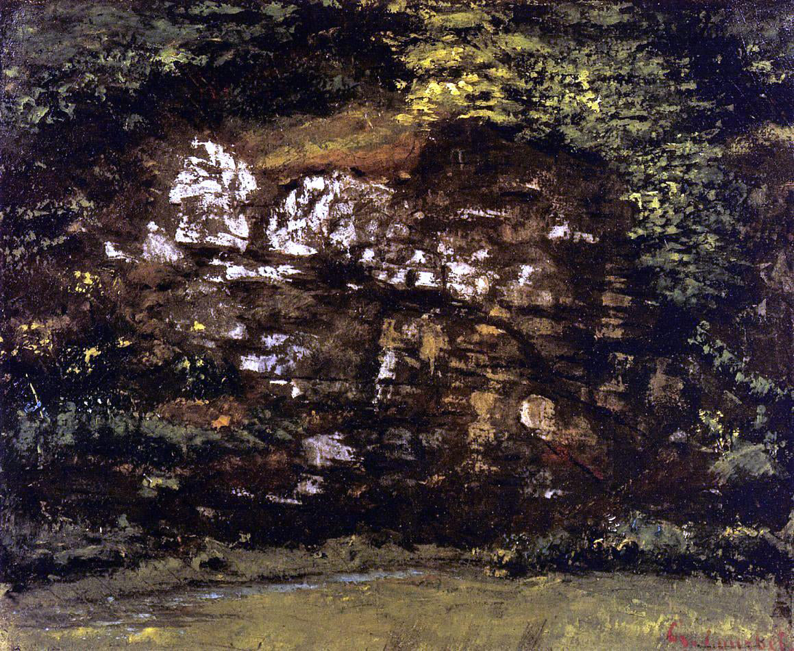  Gustave Courbet In the Woods - Hand Painted Oil Painting
