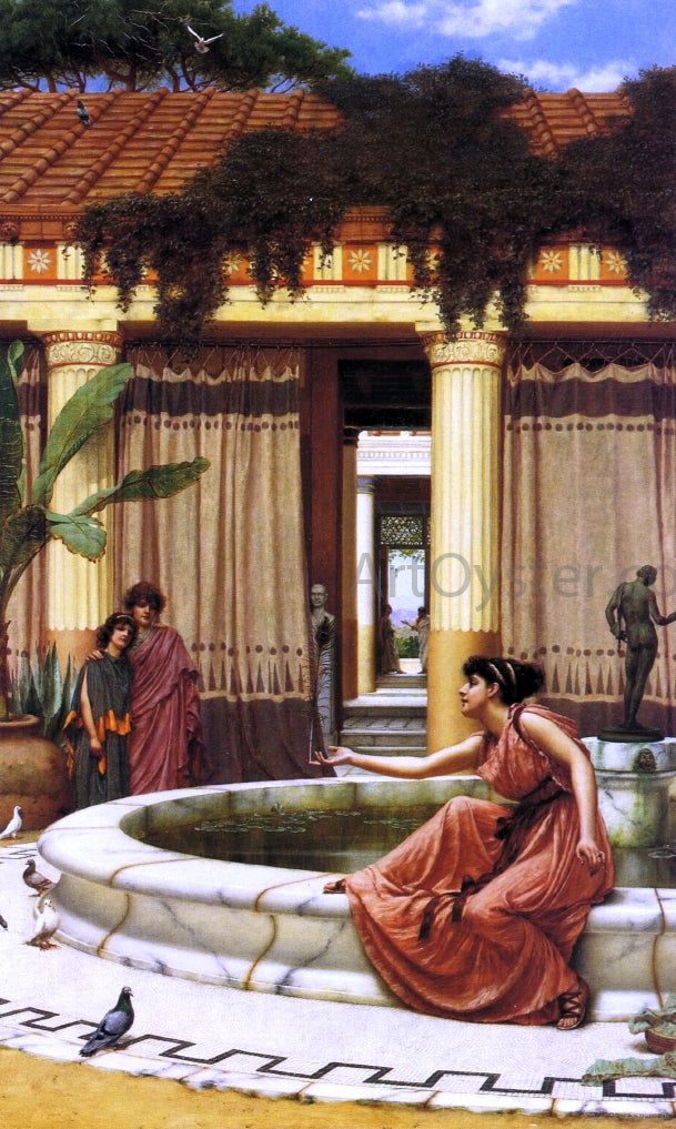  John William Godward Innocent Amusements - Hand Painted Oil Painting