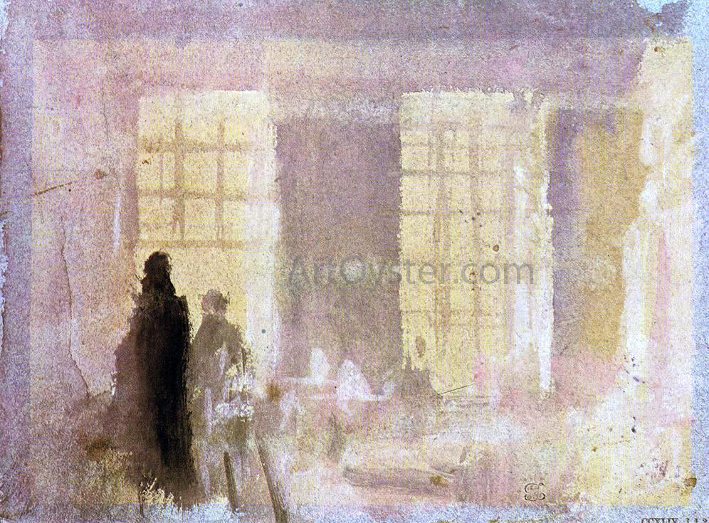  Joseph William Turner Interior at Petworth - Hand Painted Oil Painting