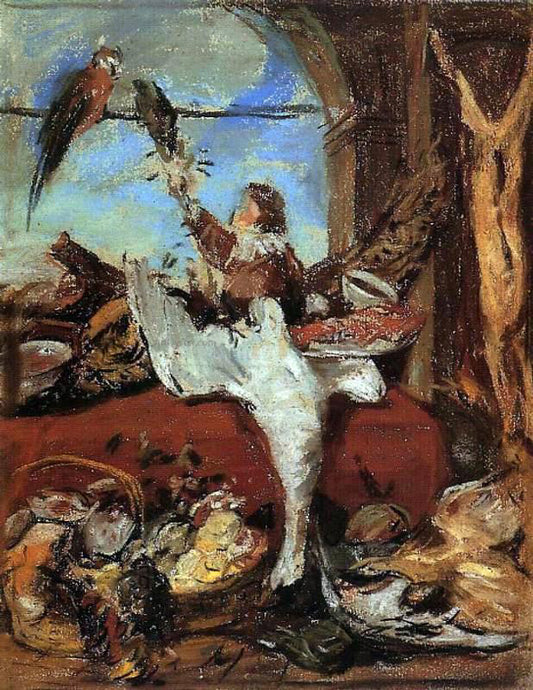  Eugene-Louis Boudin Interior of a Pantry (after Frans Snyders) - Hand Painted Oil Painting