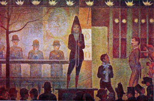  Georges Seurat Invitation to the Sideshow - Hand Painted Oil Painting