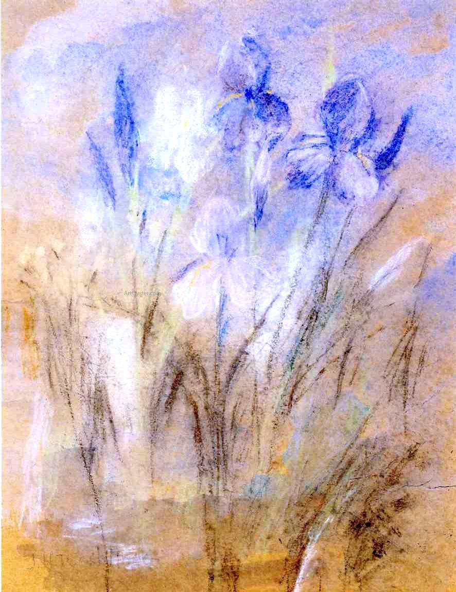  John Twachtman Irises - Hand Painted Oil Painting