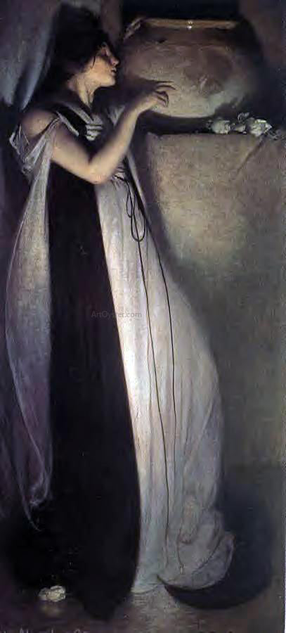  John White Alexander Isabella and the Pot of Basil - Hand Painted Oil Painting