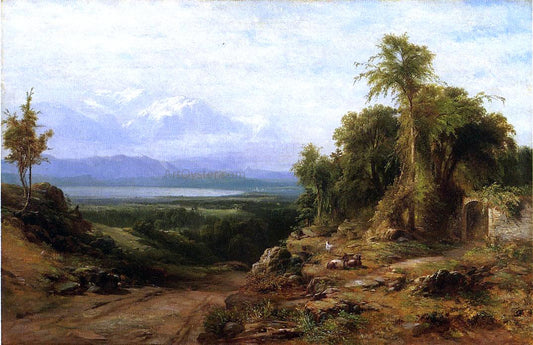 James McDougal Hart Italian Landscape - Hand Painted Oil Painting