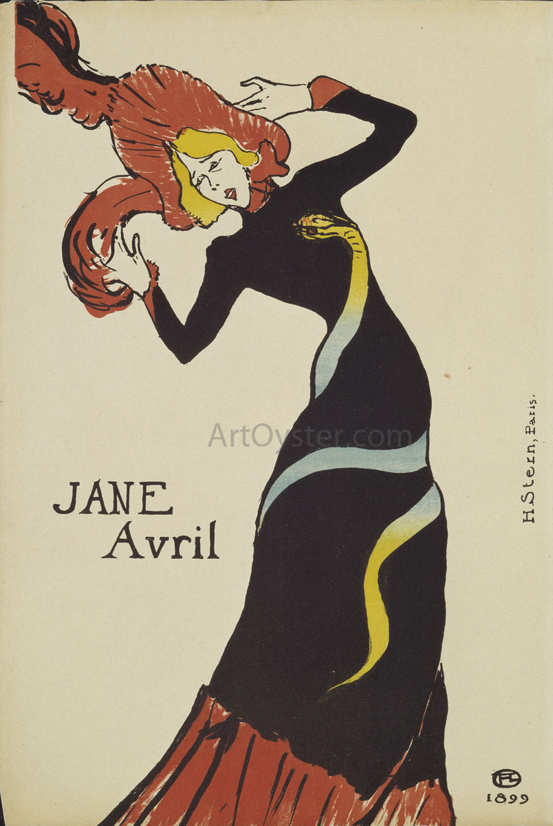  Henri De Toulouse-Lautrec Jane Avril - Hand Painted Oil Painting