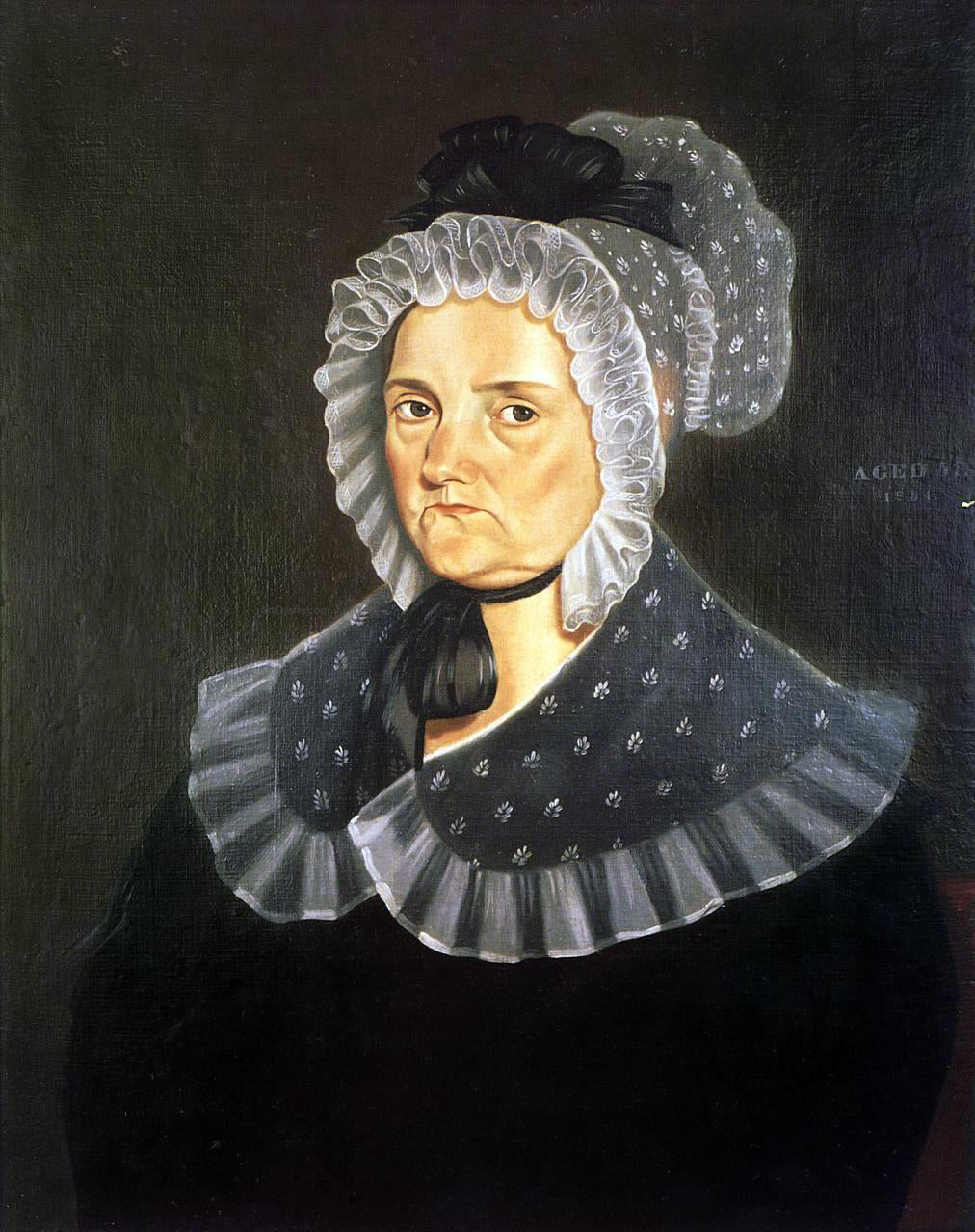  George Caleb Bingham Jane Breathitt Sappington (also known as Mrs. John Sappington) - Hand Painted Oil Painting