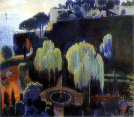  Santiago Rusinol Prats Jardin Pirata - Hand Painted Oil Painting