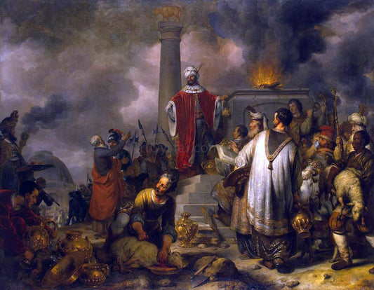  Gerbrand Van den Eeckhout Jeroboam's Sacrifice at Bethel - Hand Painted Oil Painting