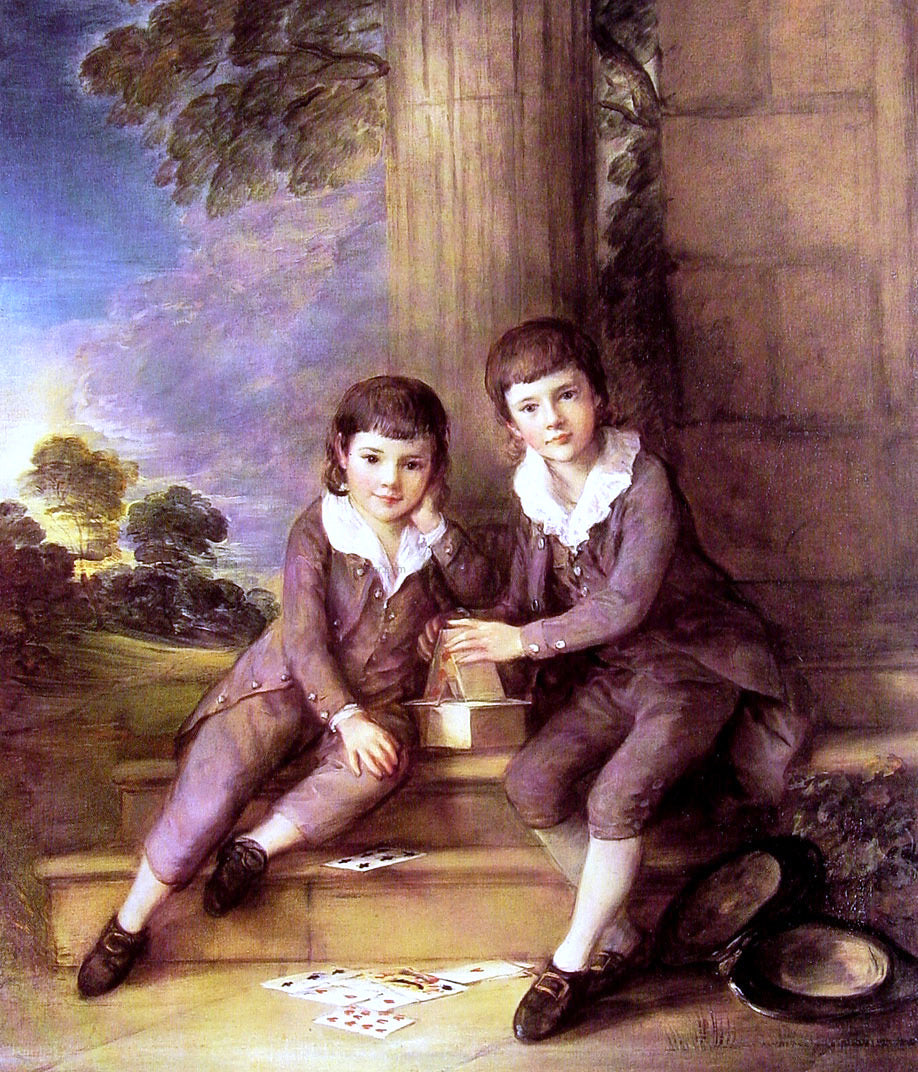  Thomas Gainsborough John and Henry Trueman Villebois - Hand Painted Oil Painting