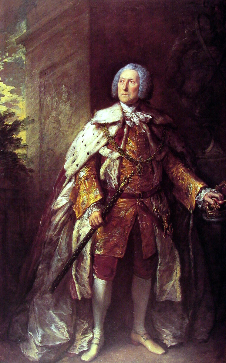  Thomas Gainsborough John, fourth Duke of Argyll - Hand Painted Oil Painting