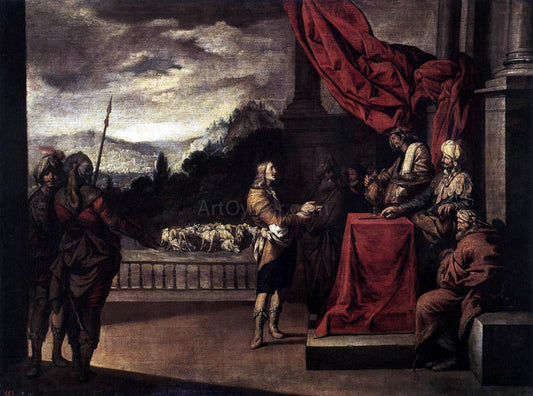  Antonio Del Castillo Joseph Explains the Dream of the Pharaoh - Hand Painted Oil Painting