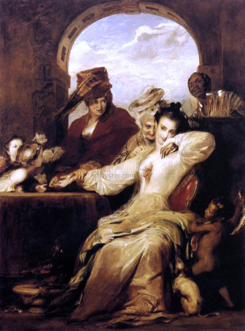  Sir David Wilkie Josephine and the Fortune-Teller - Hand Painted Oil Painting