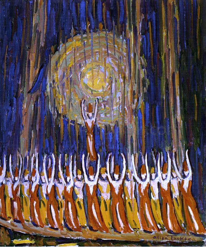  Allen Tucker Josie Collins in "The Follies" - Hand Painted Oil Painting