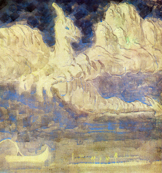  Mikalojus Ciurlionis Journey of the Prince II - Hand Painted Oil Painting