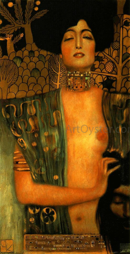  Gustav Klimt Judith and Holopherne - Hand Painted Oil Painting