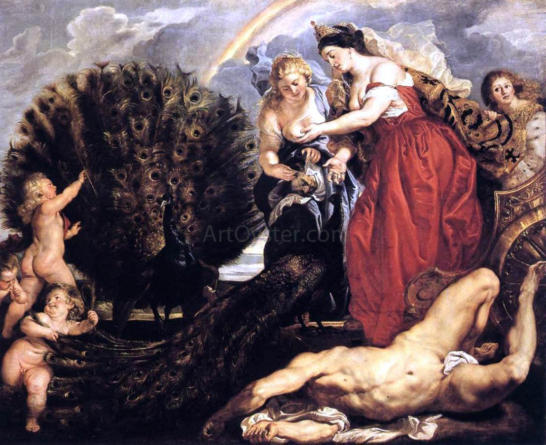  Peter Paul Rubens Juno and Argus - Hand Painted Oil Painting