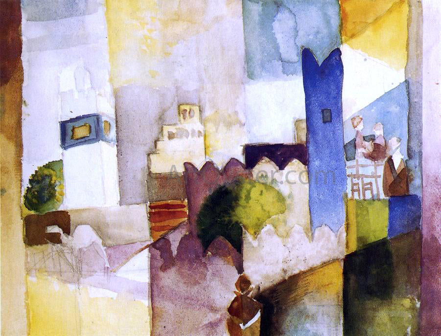  August Macke Kairuan III - Hand Painted Oil Painting