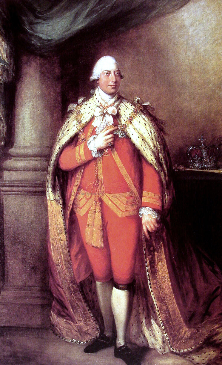  Thomas Gainsborough King George III - Hand Painted Oil Painting