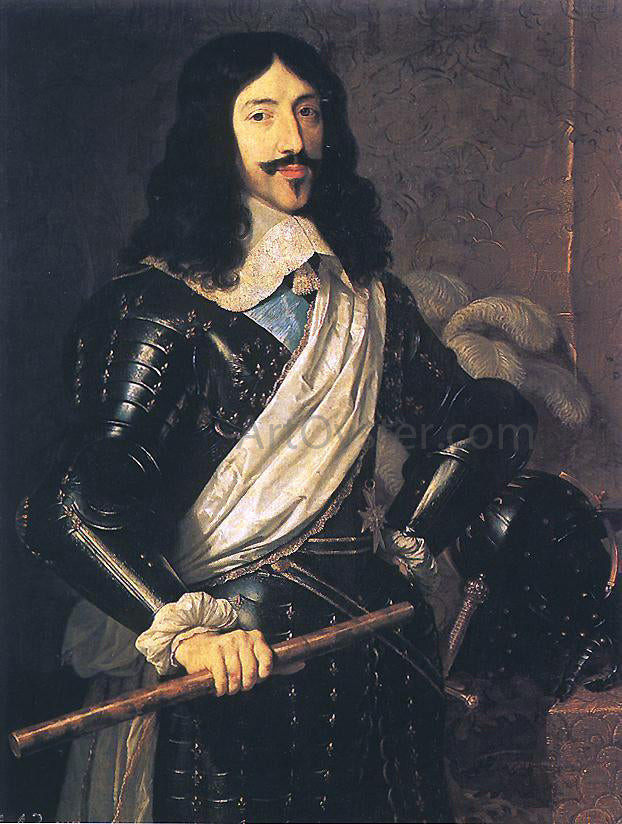  Philippe De Champaigne King Louis XIII - Hand Painted Oil Painting