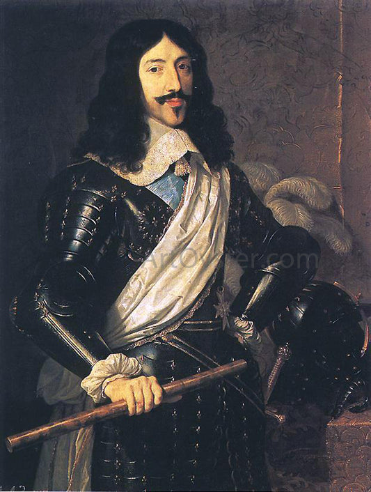  Philippe De Champaigne King Louis XIII - Hand Painted Oil Painting