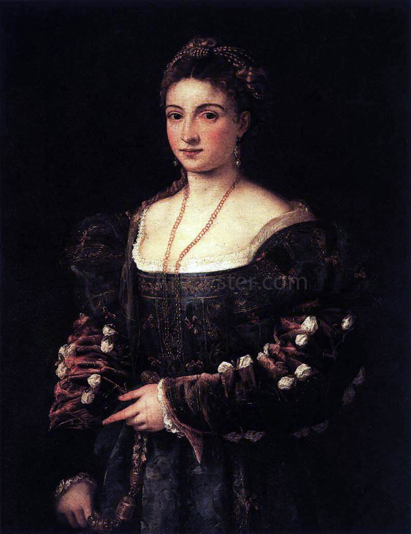  Titian La Bella - Hand Painted Oil Painting