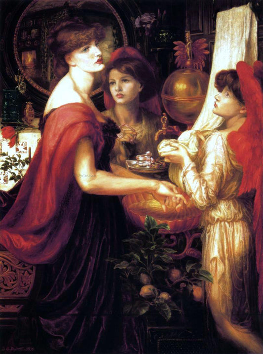  Dante Gabriel Rossetti La Bella Mano - Hand Painted Oil Painting