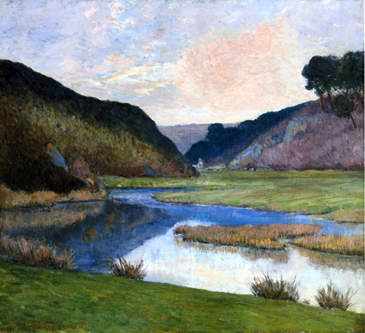  Maxime Maufra La Bretagne, Vallee du Guilly, Moelan - Hand Painted Oil Painting