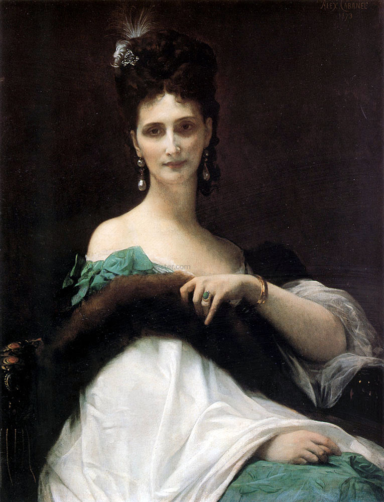  Alexandre Cabanel La Comtesse de Keller - Hand Painted Oil Painting