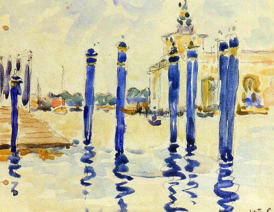  Henri Edmond Cross La Donana, Venice - Hand Painted Oil Painting