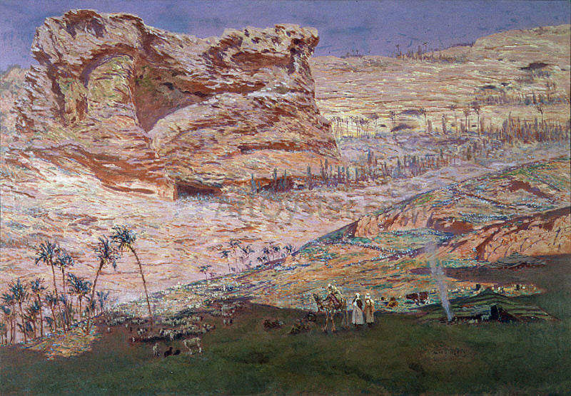  Antonio Munoz Degrain La Gruta de los Profetas - Hand Painted Oil Painting