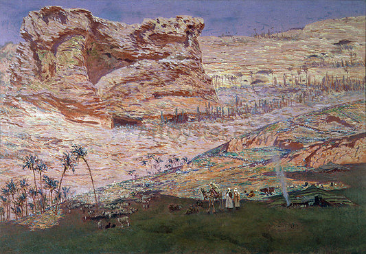  Antonio Munoz Degrain La Gruta de los Profetas - Hand Painted Oil Painting